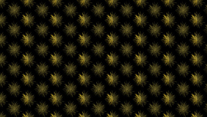 black andgold seamless pattern