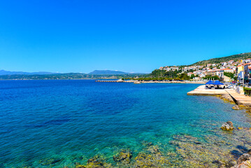 Fototapeta premium Pylos in Messenien, Peloponnes (Griechenland)