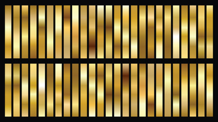 Gold gradient texture. Gold metallic gradient. Gold vector. Gold background. Gold palette.