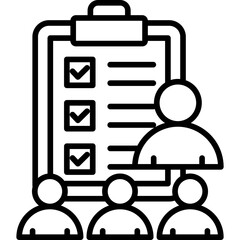 Fototapeta premium Briefing Icon