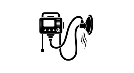 Medical device with mask silhouette isolated