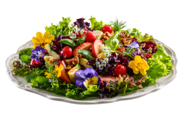 Appetizing shawarma with flowers on a transparent background for designers, marketers and IT professionals. Popular illustration, object, texture. Food, flowers, natural space for text.