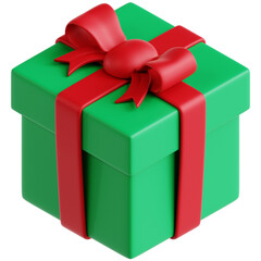 3D illustration of Gift Box for digital shops, UI design, apps, marketplaces, showcasing online shopping visuals HD.