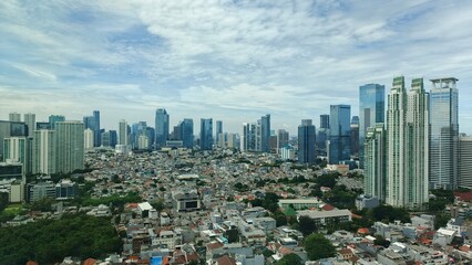 Jakarta, Indonesia &ndash; October 23, 2025: A cityscape view of Indonesia capital city Jakarta	