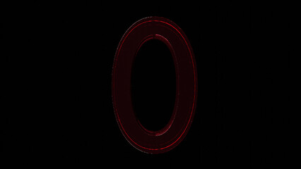 red number zero