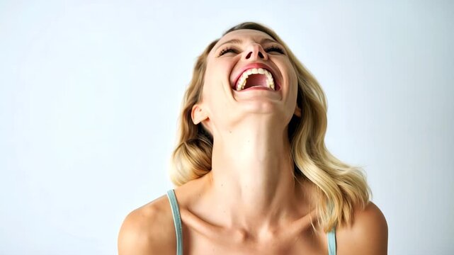 A Candid Portrait of Genuine Laughter