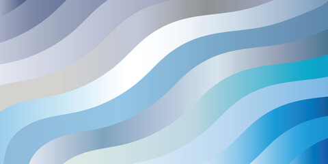 Blue Wave Pattern Abstract Design