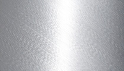 Brushed Metal Texture Background: Silver Satin Finish