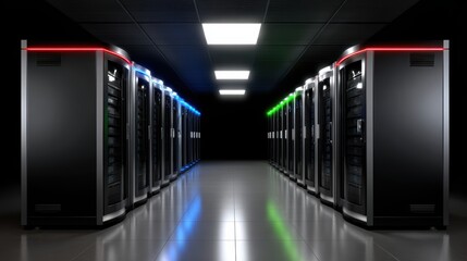 Data Center Stock Photo: Server Room, Cloud Computing Images