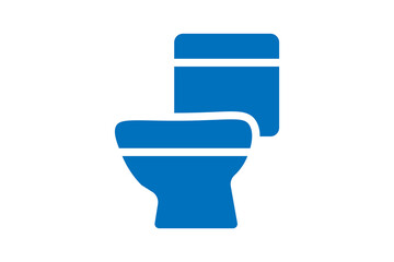 The simple and minimalistic design is often used to represent restrooms, toilets, or bathroom facilities in public places.