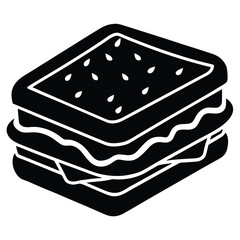 A sandwich vector design art