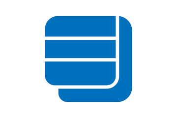 The image shows a blue icon of a folded towel, often used to represent towels or linen services.