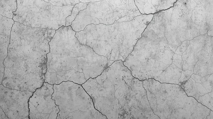 Obraz premium Cracked Concrete Wall Texture – Minimal Industrial Design Background