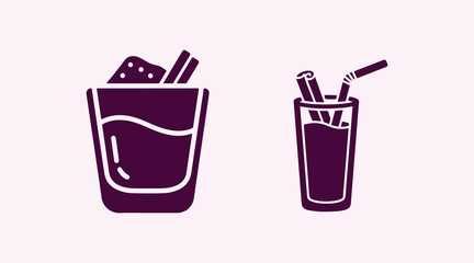 Horchata icon representing Mexican cuisine.