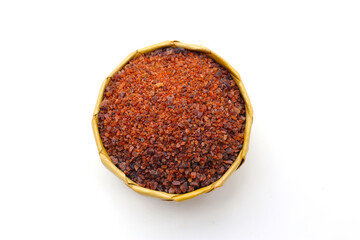 Black Himalayan salt, rock salt granules