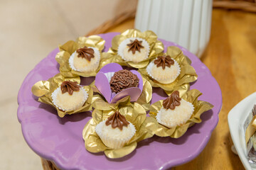 Brazilian party sweets, very popular in Rio de Janeiro.
