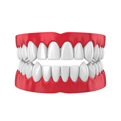 Obraz premium teeth isolated on transparent background
