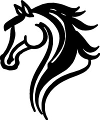 horse silhouette for Chinese Year of the Horse