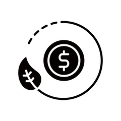 Sustainable Finance glyph icon