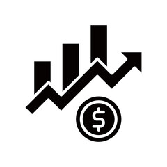 Stock Market glyph icon