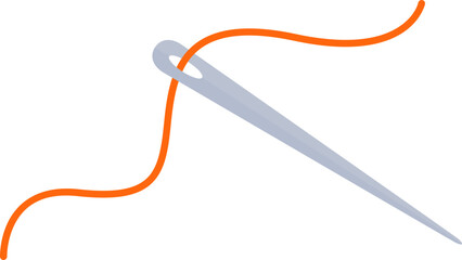 Needle with Thread Illustration