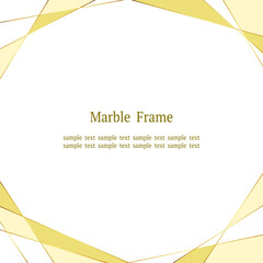 クラシックジェムストーンフレーム（ゴールド＆ベージュ・正方形）