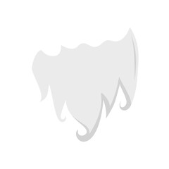 Santa Claus White Beard Illustration