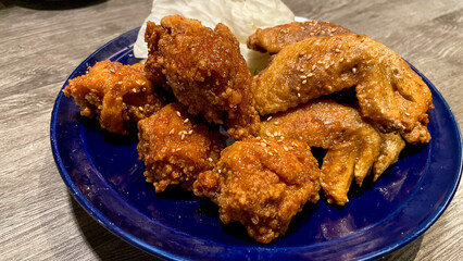 北九州お福の唐揚げ皿盛り