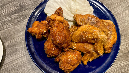 北九州お福の唐揚げ皿盛り