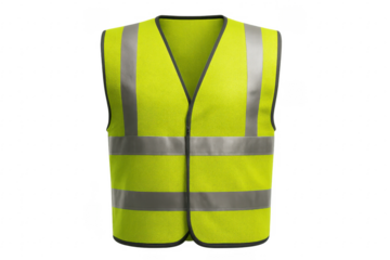 High visibility safety vest reflecting protective workwear
