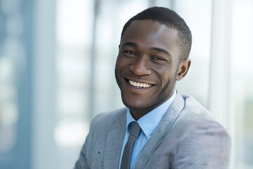 Smart and confident CEO in Modern Office