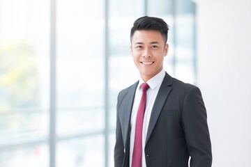 Smart and confident CEO in Modern Office