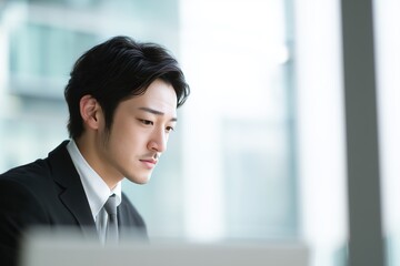 Smart and confident CEO in Modern Office