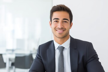 Smart and confident CEO in Modern Office