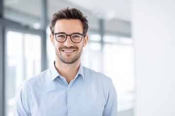 Smart and confident CEO in Modern Office