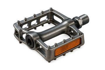 Bicycle pedal with reflector isolated on transparent background