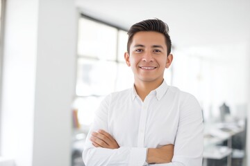 Smart and confident CEO in Modern Office