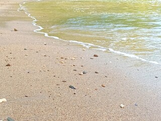waves on the beach
