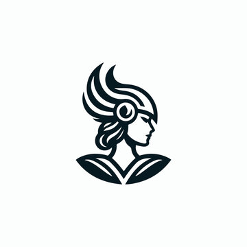 Valkyrie Goddess Logo