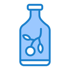 Body Oil Icon - Blue Style