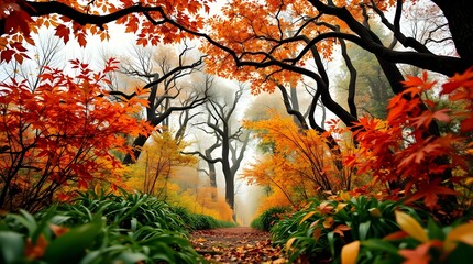 autumn in the forest