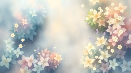 watercolour floral background