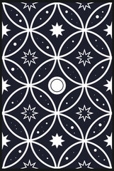 Seamless Beige Floral Vine Pattern on Black Background Featuring Vertical Leaves and Delicate Flowers for Sophisticated Wallpaper and Textile Design