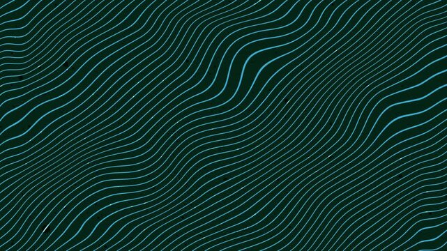 Distorted Wavy Lines Abstract Pattern on Dark Background Graphic Design