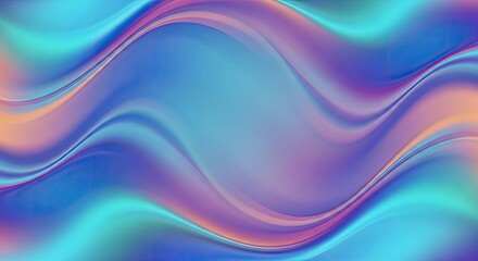 Fototapeta premium Abstract colorful wave pattern with gradient colors.