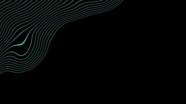 Minimalist Curved Lines Graphic Background for Modern Design Aesthetics Presentation