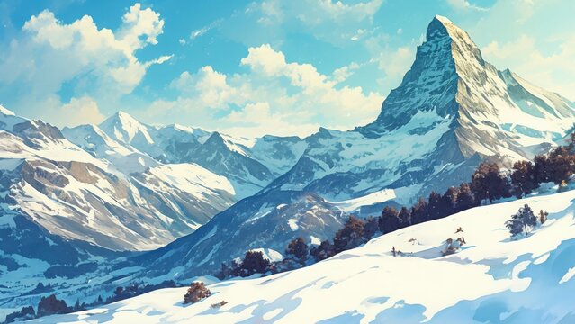 雪山 Images – Browse 96,181 Stock Photos, Vectors, and Video