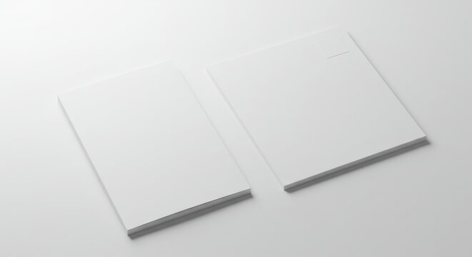 Pair of Grey Metal Rods on White Background.