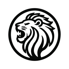 Fierce Lion Head Logo Concept