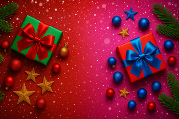 Color Pop Christmas background